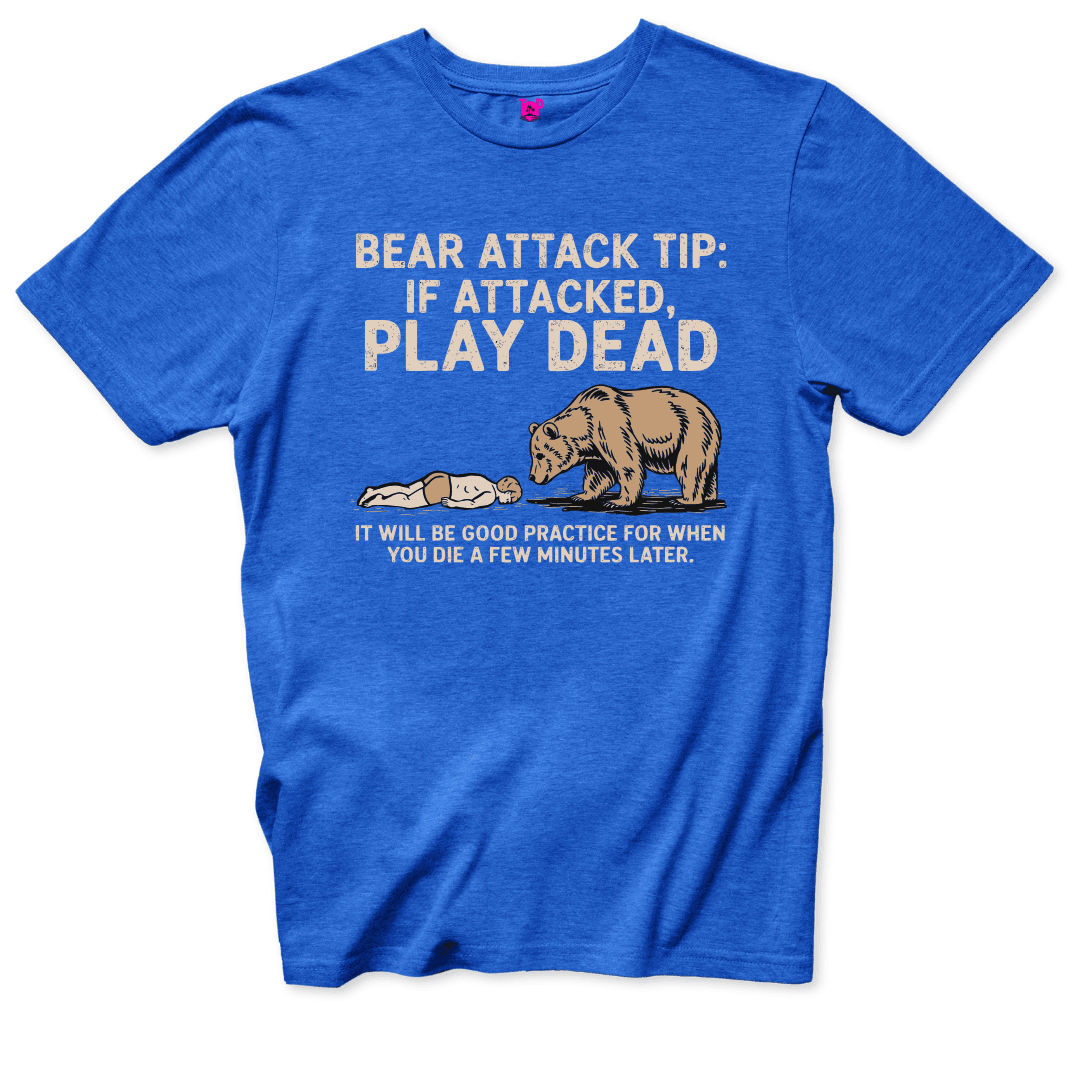 Bear Attack Tip T-Shirt - Throwback Paradise