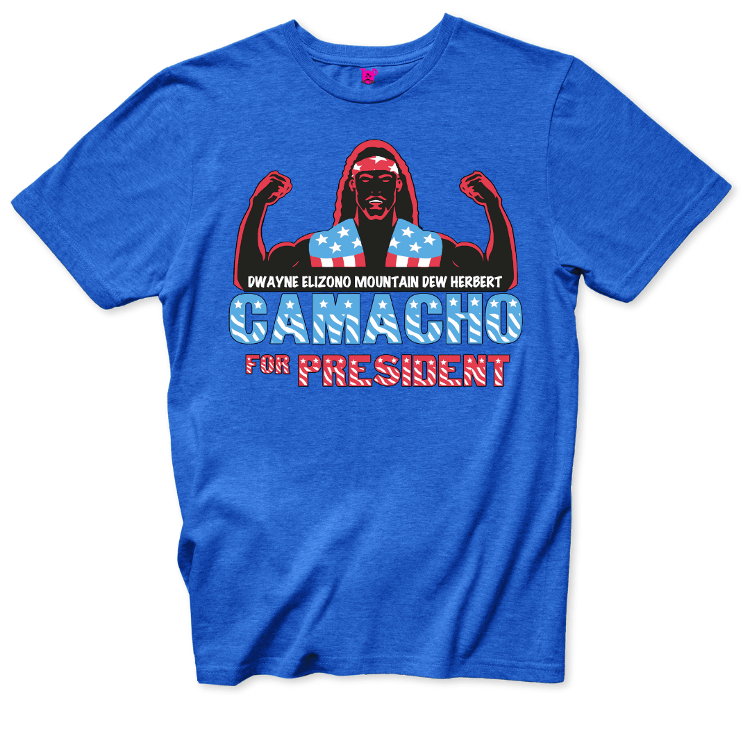 Camacho for President T-Shirt - Throwback Paradise