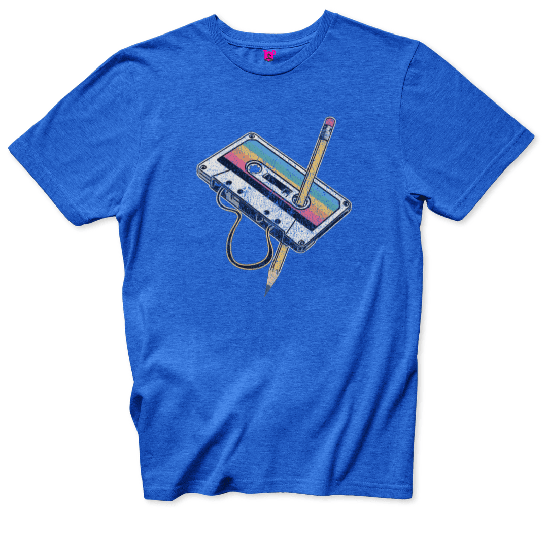 Cassette Rewind T-Shirt - Throwback Paradise