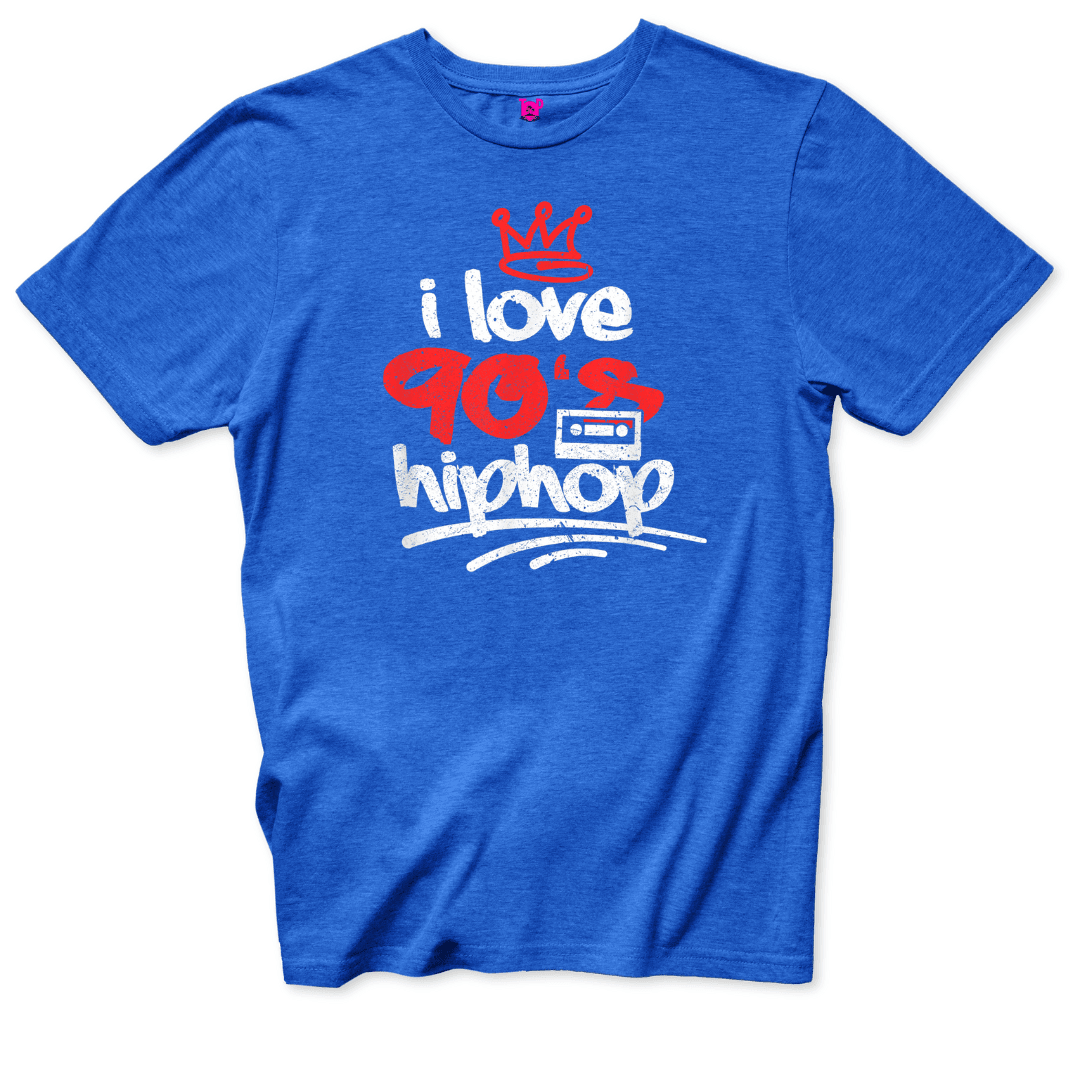 I Love 90s Hip Hop T-Shirt - Throwback Paradise