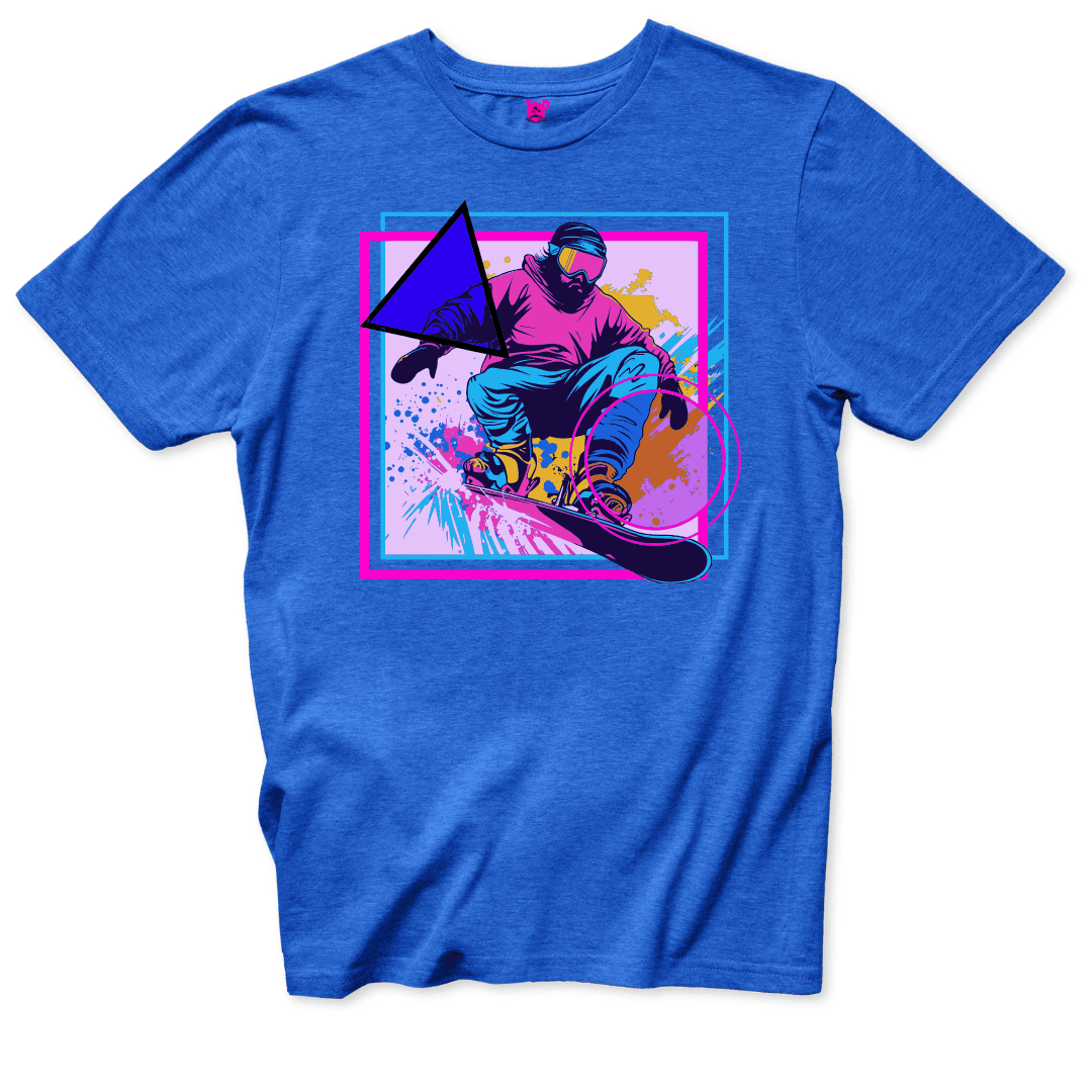 Retro Snowboard T-Shirt - Throwback Paradise