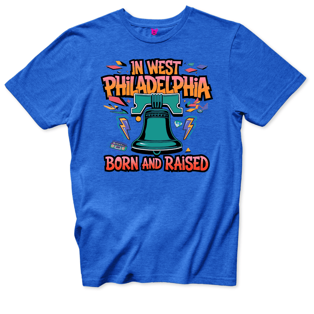 West Philadelphia Born and Raised T-Shirt - Throwback Paradise