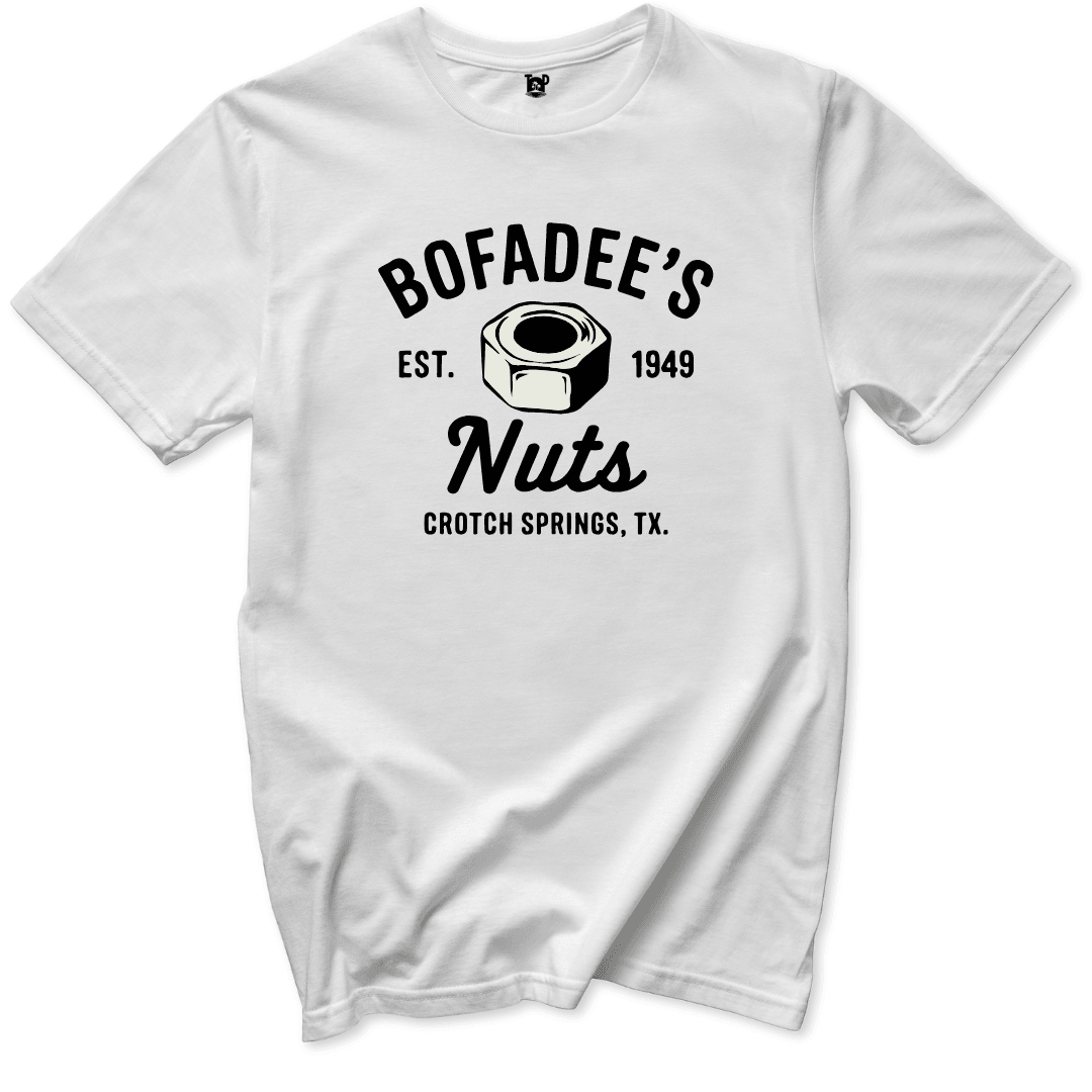 Bofadees Nuts T-Shirt - Throwback Paradise