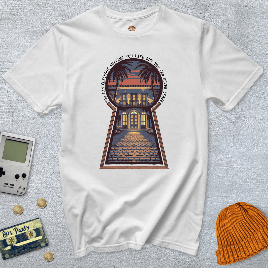 Printify T-Shirts White / S Californian Hotel - Shirt
