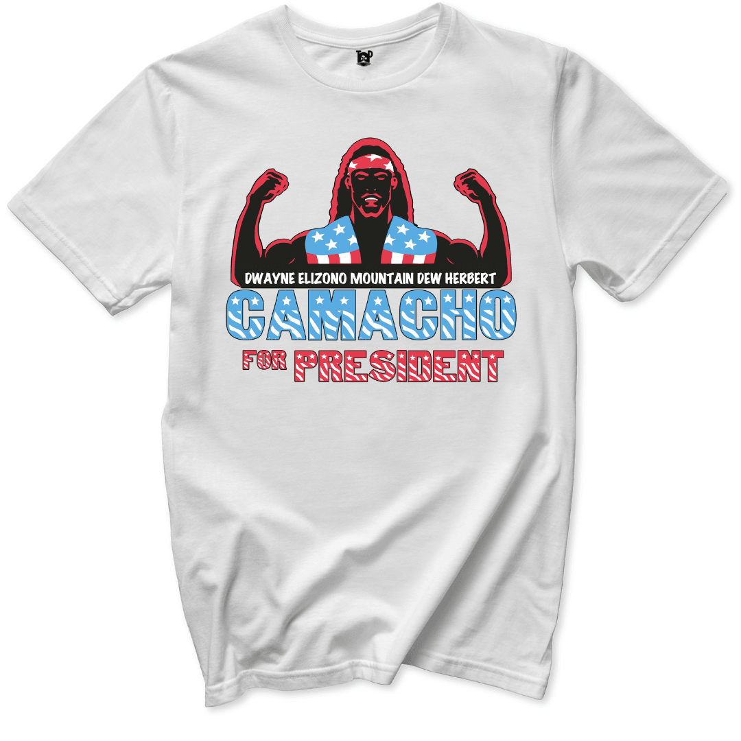 Camacho for President T-Shirt - Throwback Paradise