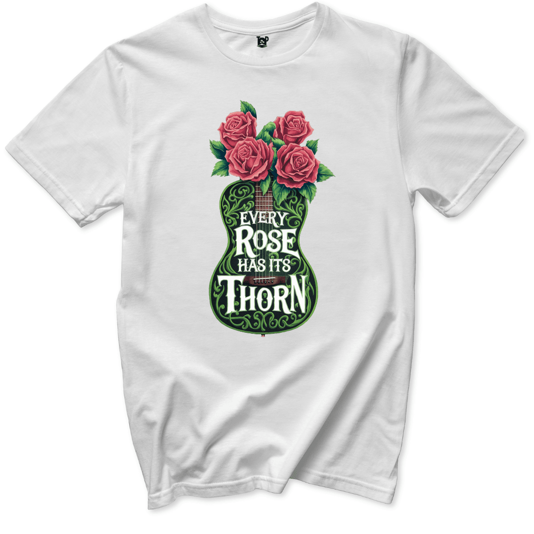 Every Rose Has Its Thorn T-Shirt - Throwback Paradise