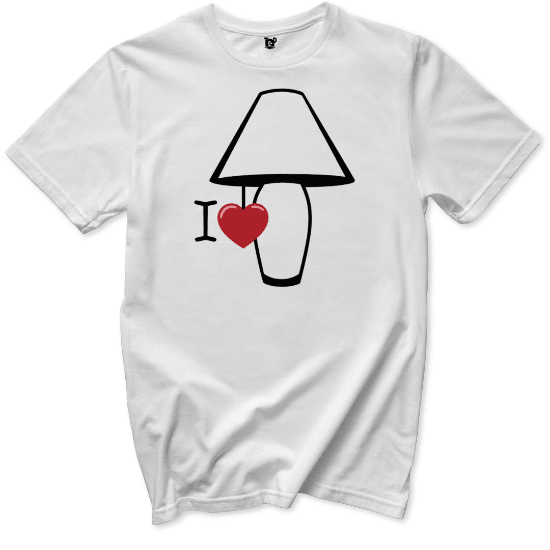 I Love Lamp T-Shirt - Throwback Paradise