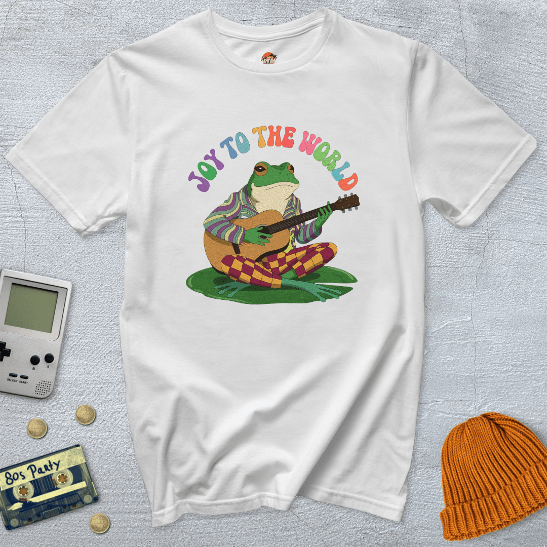 Printify T-Shirts White / S Joy to the World - Shirt