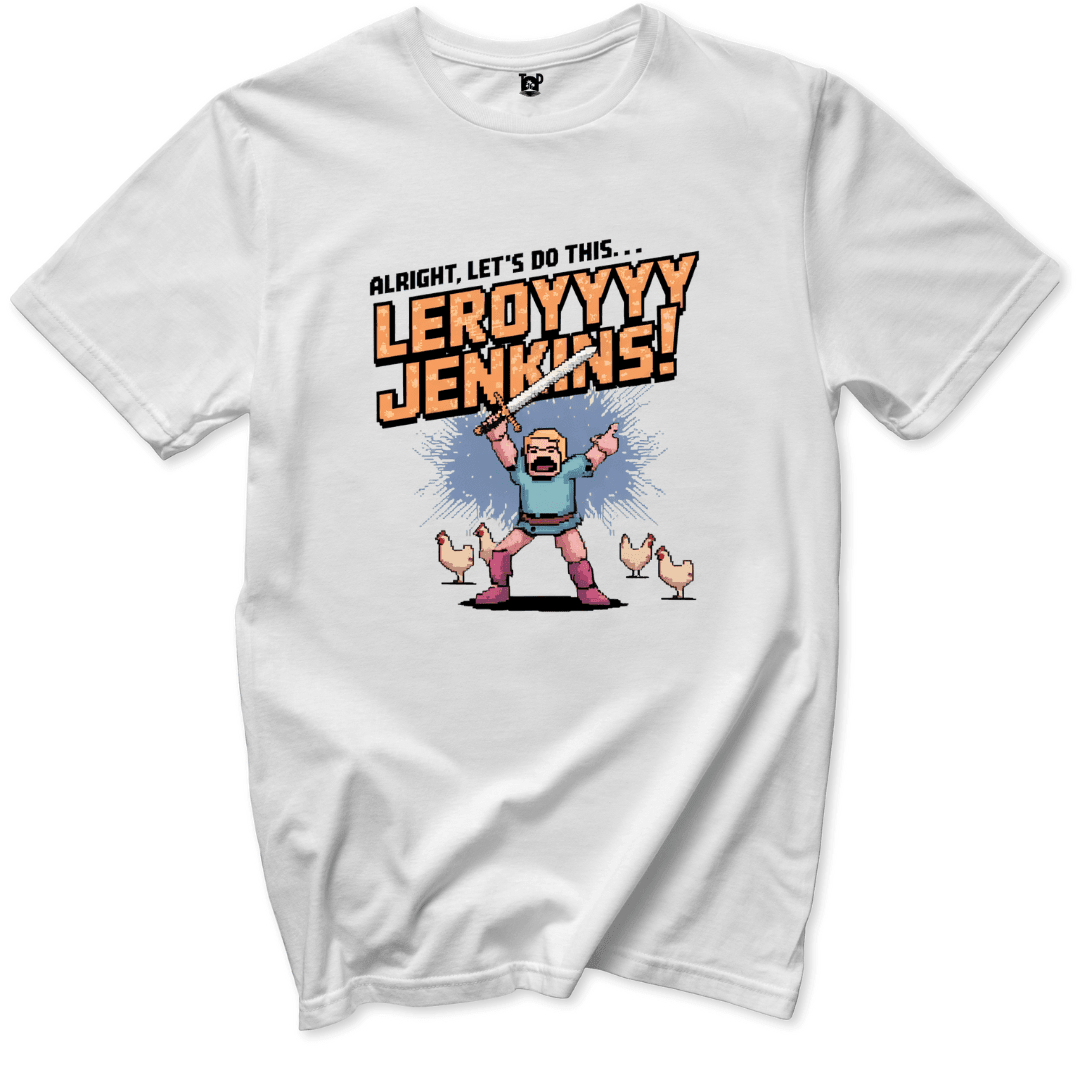 Leeroy Jenkins T-Shirt - Throwback Paradise