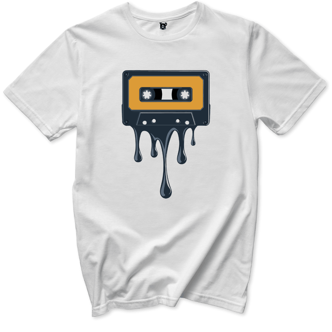 Melting Cassette T-Shirt - Throwback Paradise