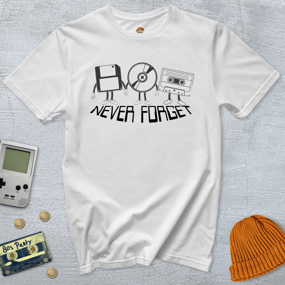 Printify T-Shirts White / S Never Forget - Shirt