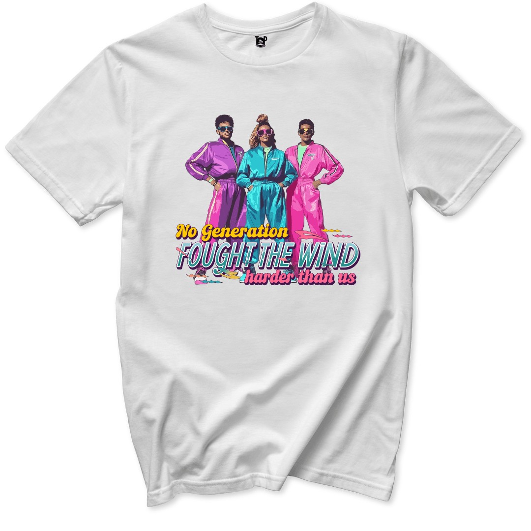 Retro Windbreaker Generation T-Shirt - Throwback Paradise