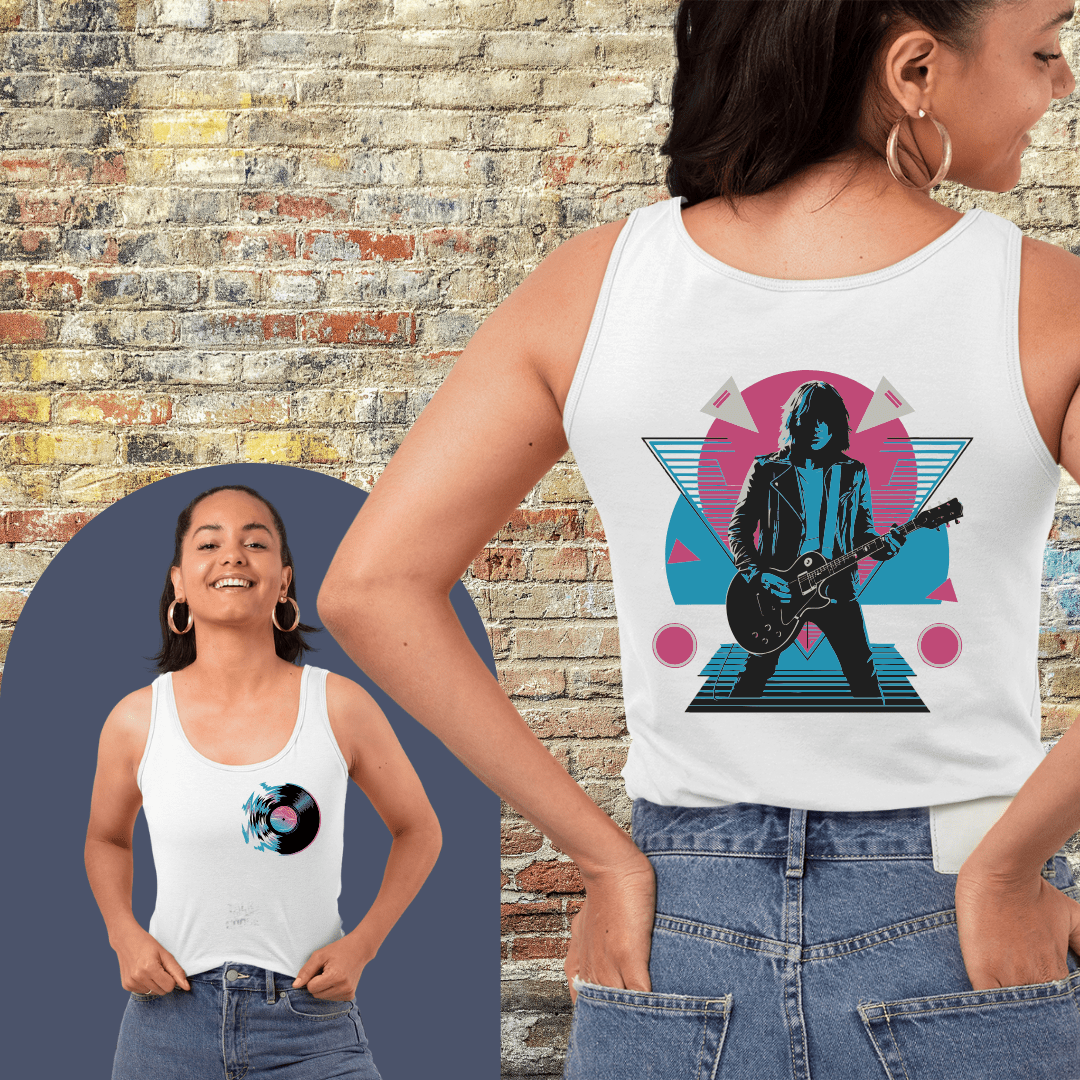 Printify Tank Top Electric Metal - Tank Top