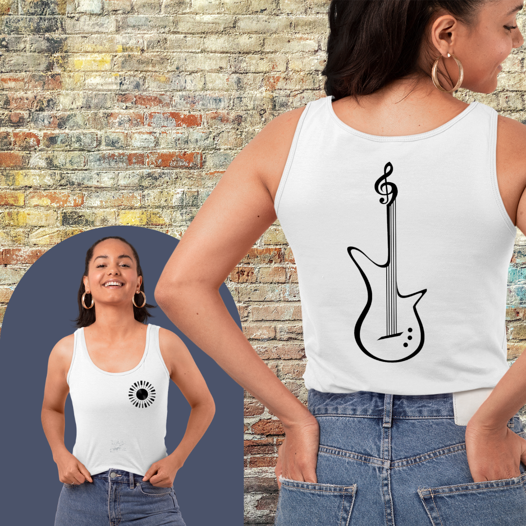 Printify Tank Top Elegant Tunes - Tank Top