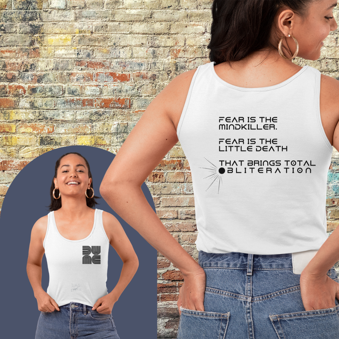 Printify Tank Top Fear - Tank Top