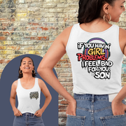 Printify Tank Top Girl Problems - Tank Top