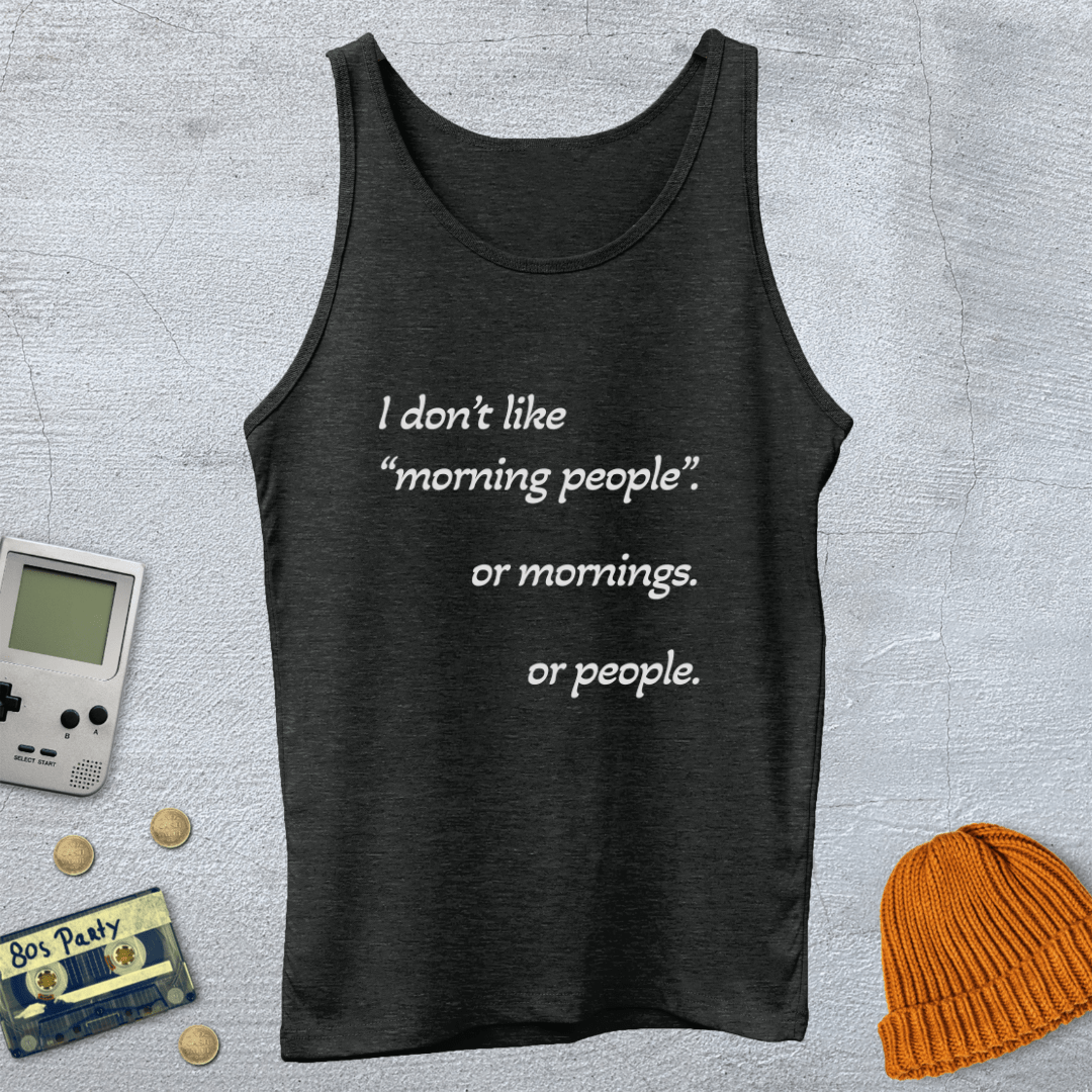 Printify Tank Top Morning People - Tank Top