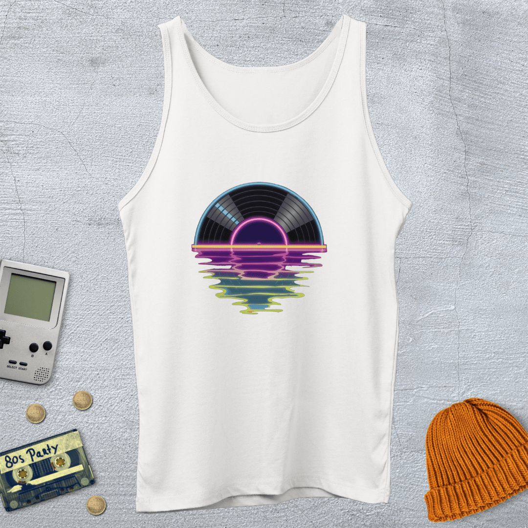 Printify Tank Top Record Sunrise - Tank Top
