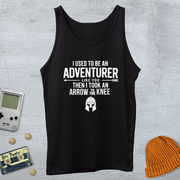 Printify Tank Top XS / Black Arrow to the Knee - Tank Top