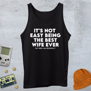 Printify Tank Top XS / Black Best Wife - Tank Top