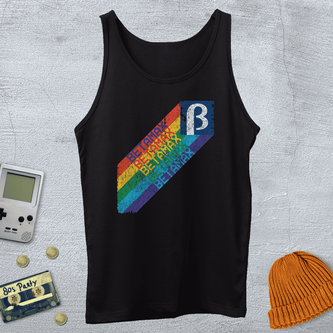 Printify Tank Top XS / Black Betamax - Tank Top