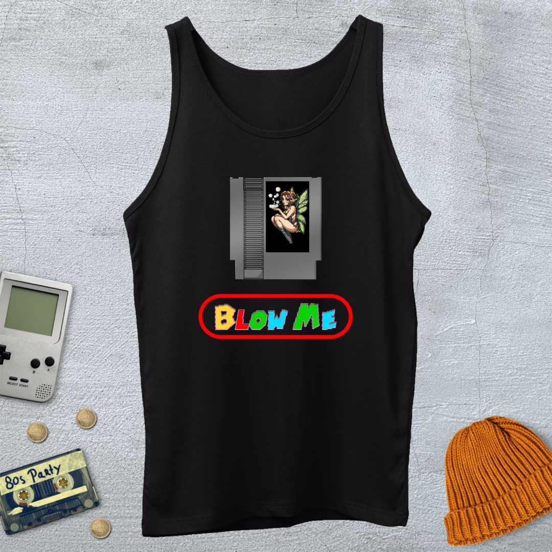 Printify Tank Top XS / Black Blow Me - Tank Top