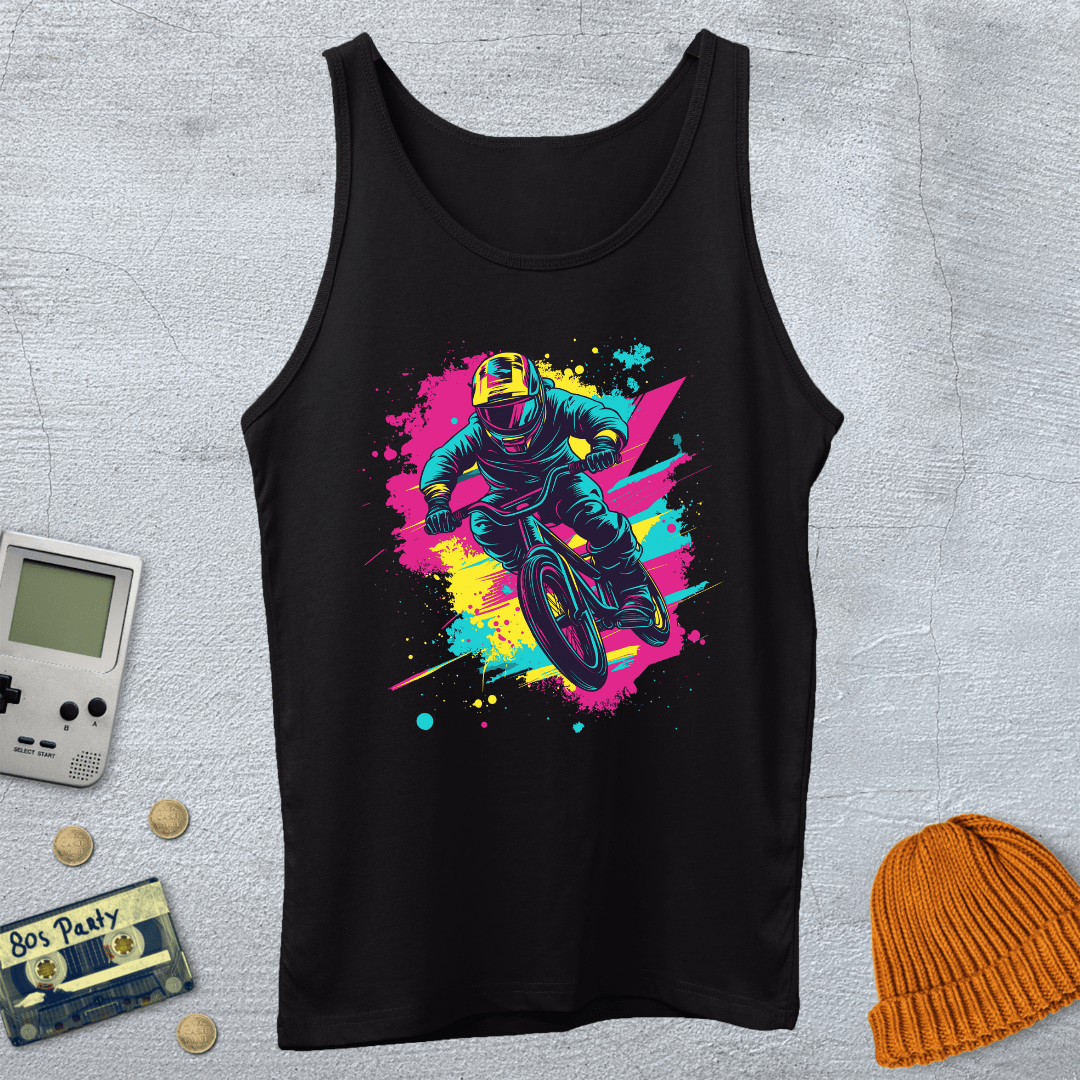 Printify Tank Top XS / Black BMX Kid - Tank Top