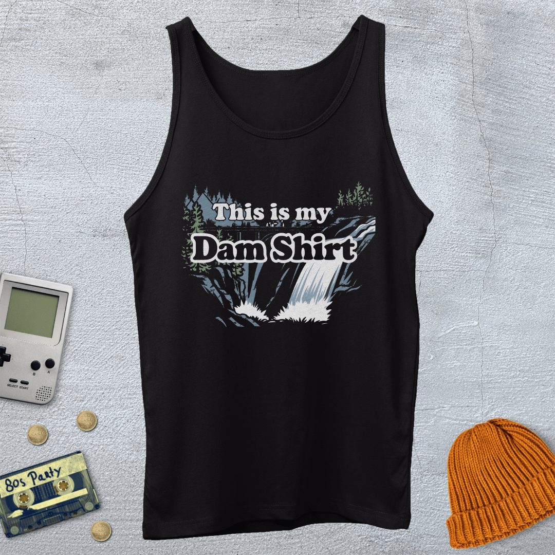 Printify Tank Top XS / Black Dam Shirt  - Tank Top