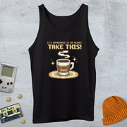 Printify Tank Top XS / Black Dangerous to go alone - Tank Top