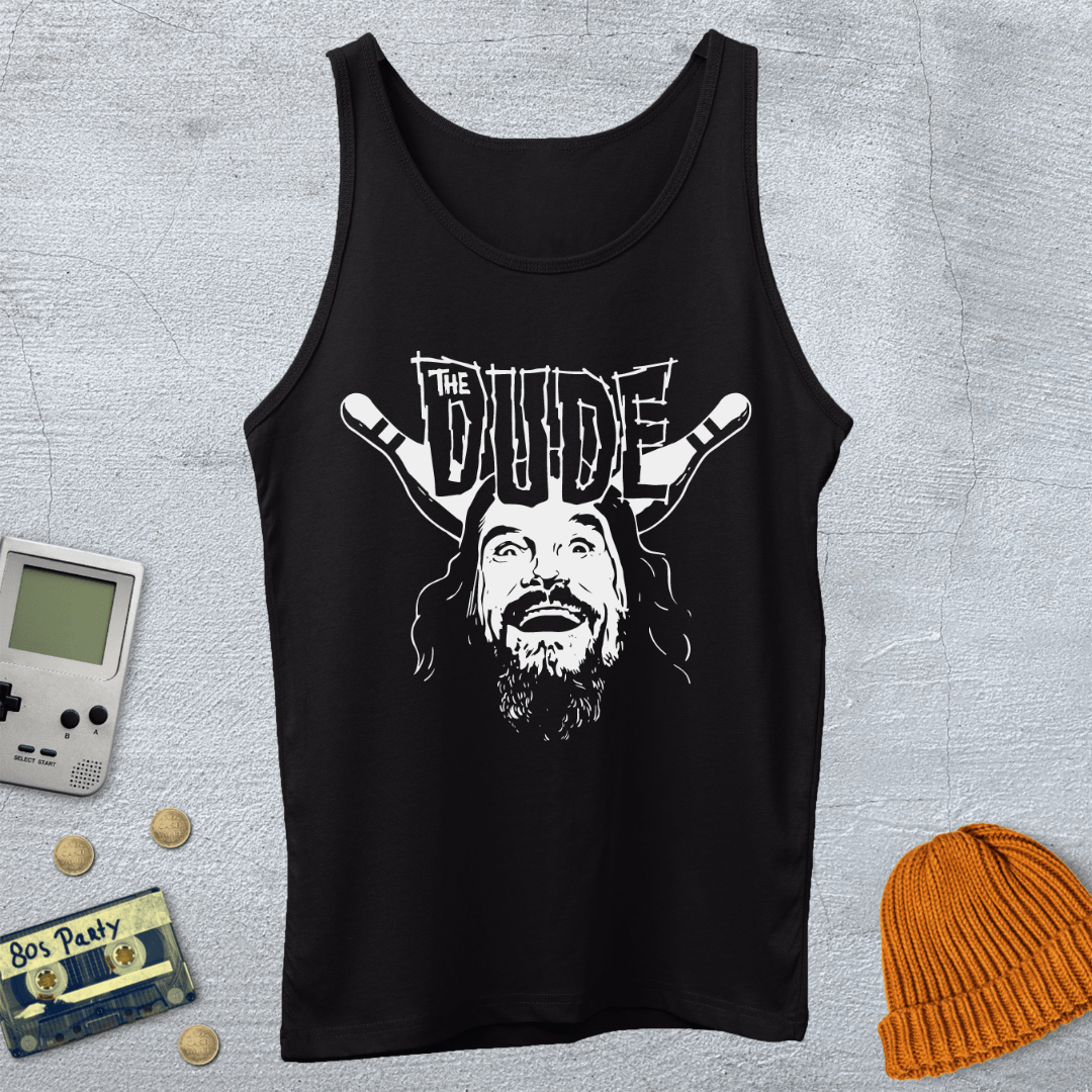Printify Tank Top XS / Black Duderino - Tank Top