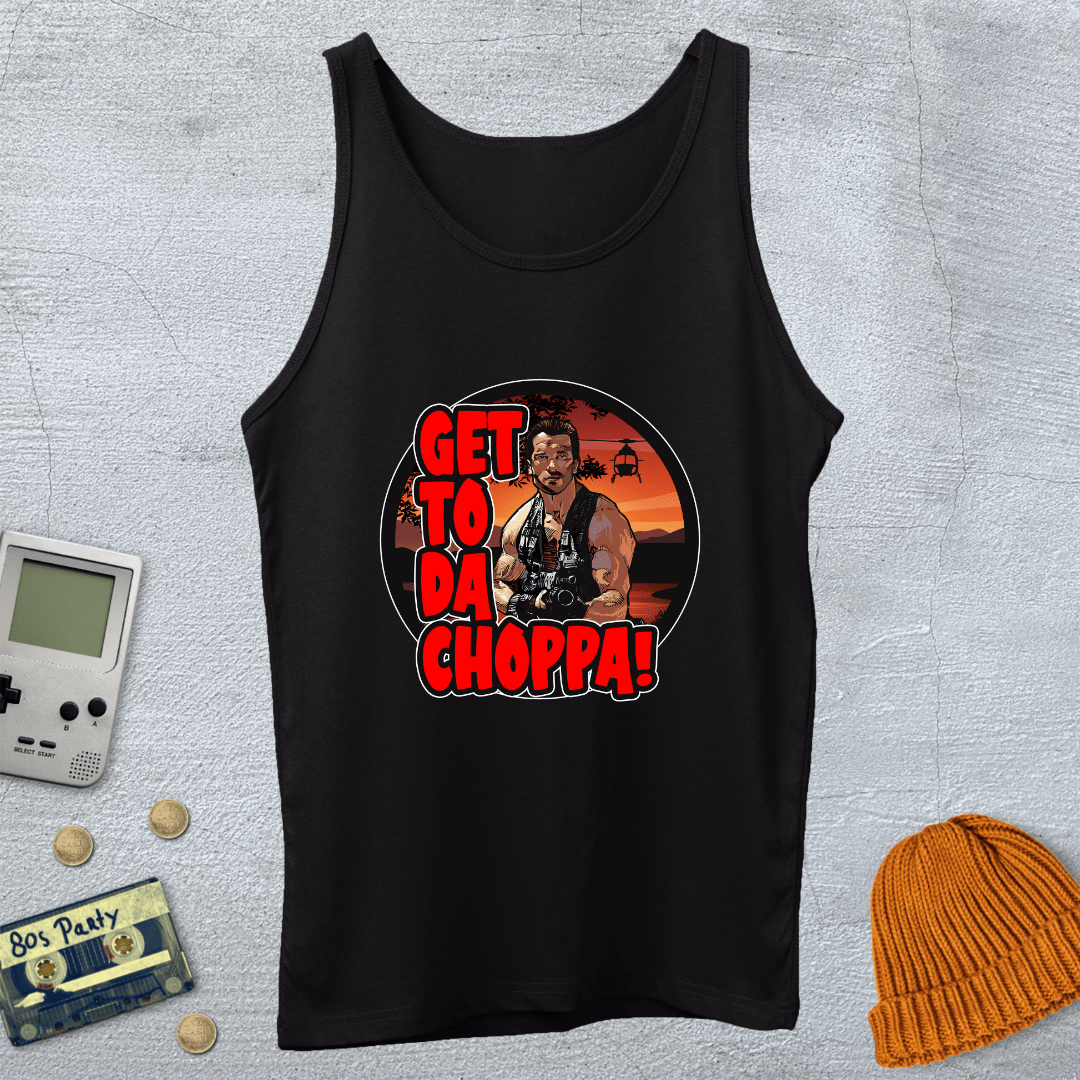 Printify Tank Top XS / Black GetToDaChoppa - Tank Top