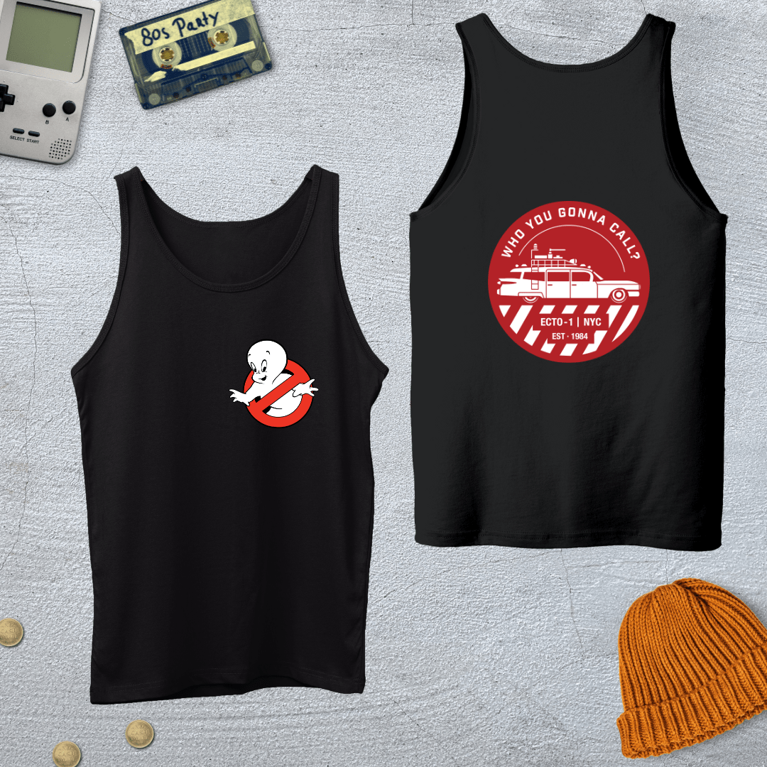 Printify Tank Top XS / Black Ghosts - Tank Top