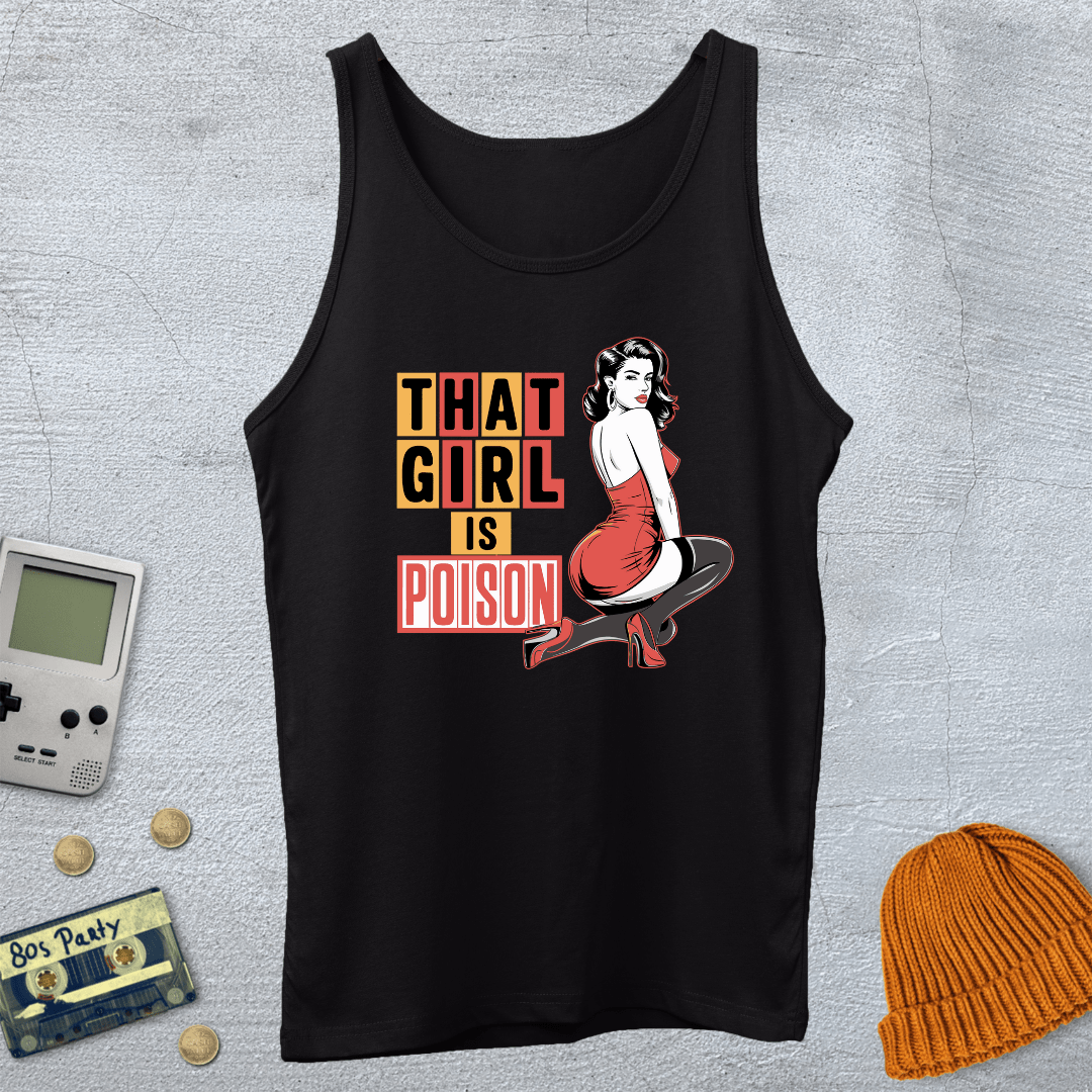 Printify Tank Top XS / Black Girl is Poison - Tank Top
