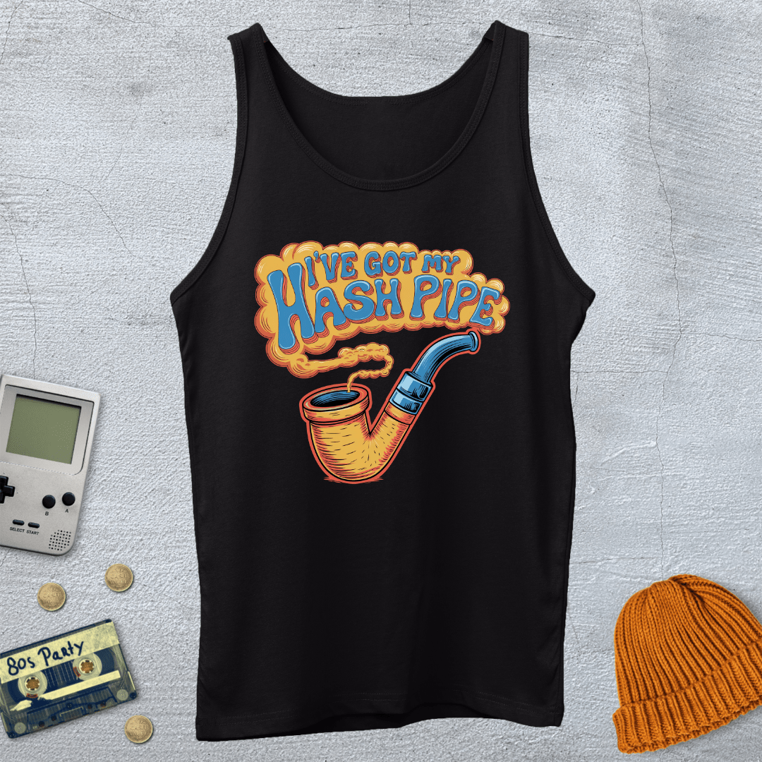 Printify Tank Top XS / Black Hashpipe - Tank Top
