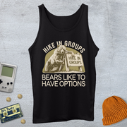Printify Tank Top XS / Black Hike in Groups - Tank Top