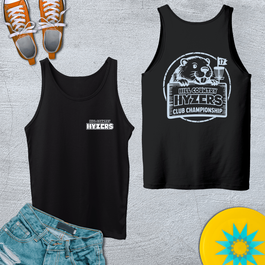 Printify Tank Top XS / Black Hill Country Hyzers Disc Golf Championship - Tank Top