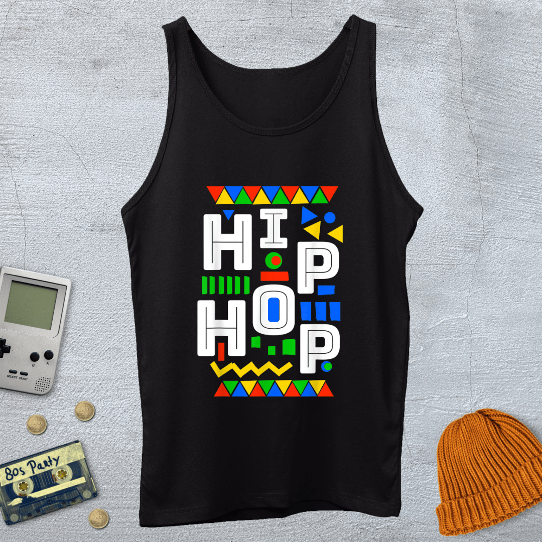 Printify Tank Top XS / Black Hip Hop dashiki - Tank Top