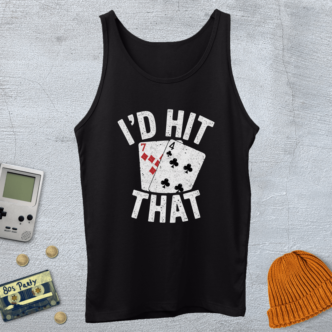 Printify Tank Top XS / Black Hit That - Tank Top