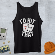 Printify Tank Top XS / Black Hit That - Tank Top