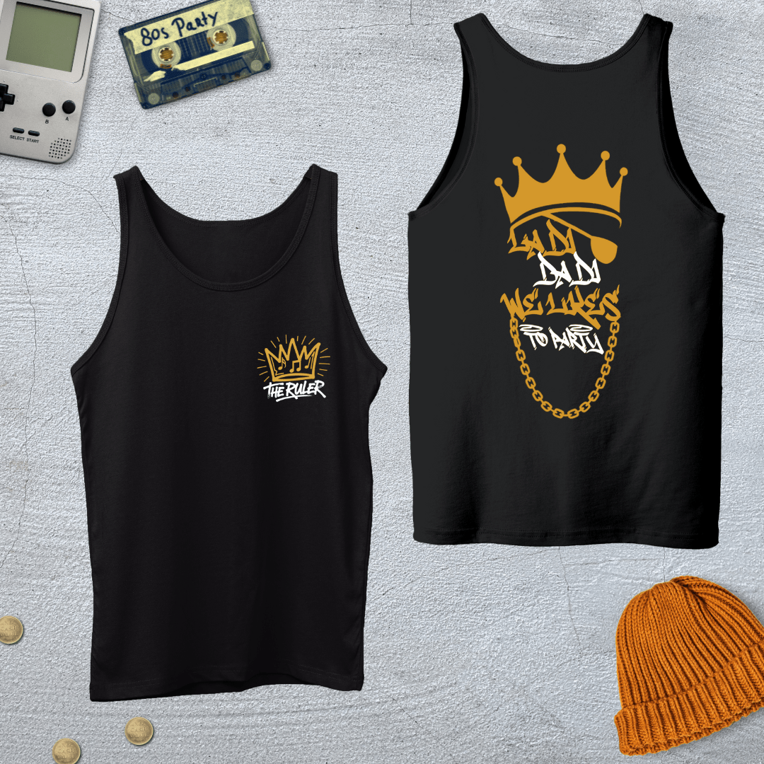 Printify Tank Top XS / Black La Di Da Di - Tank Top