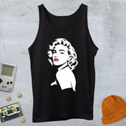 Printify Tank Top XS / Black Material Girl - Tank Top