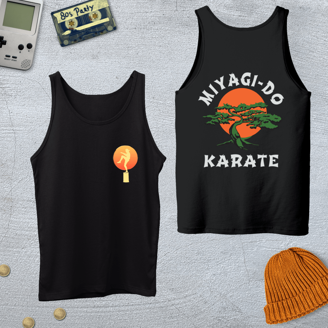 Printify Tank Top XS / Black Miyagi - Tank Top