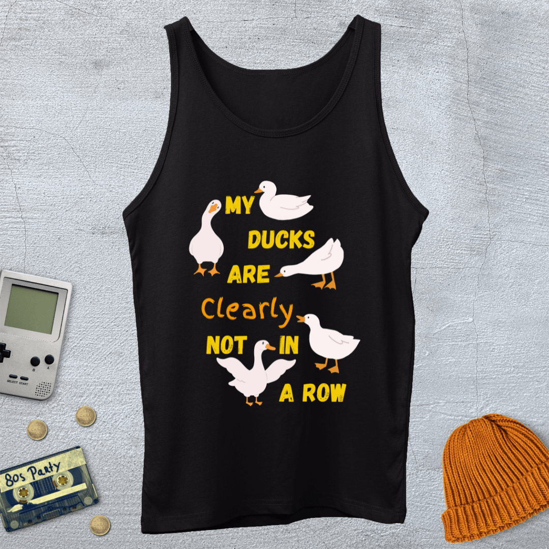 Printify Tank Top XS / Black My Ducks - Tank Top
