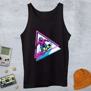 Printify Tank Top XS / Black Neon Triangle Shred - Tank Top
