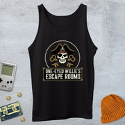 Printify Tank Top XS / Black One Eyed Willie - Tank Top