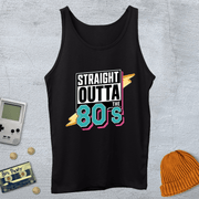 Printify Tank Top XS / Black Outta the 80s - Tank Top
