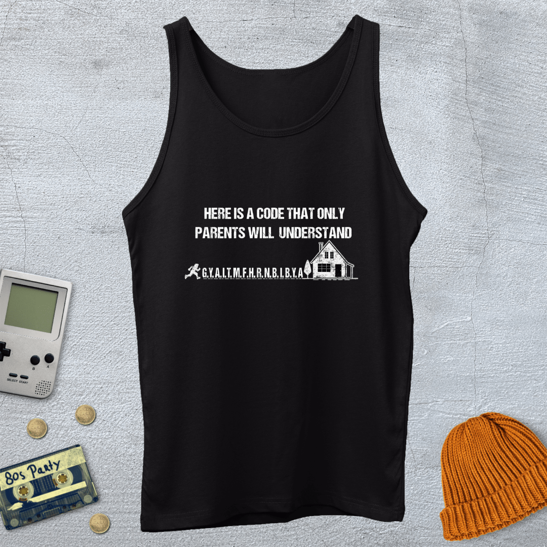 Printify Tank Top XS / Black Parent Code - Tank Top
