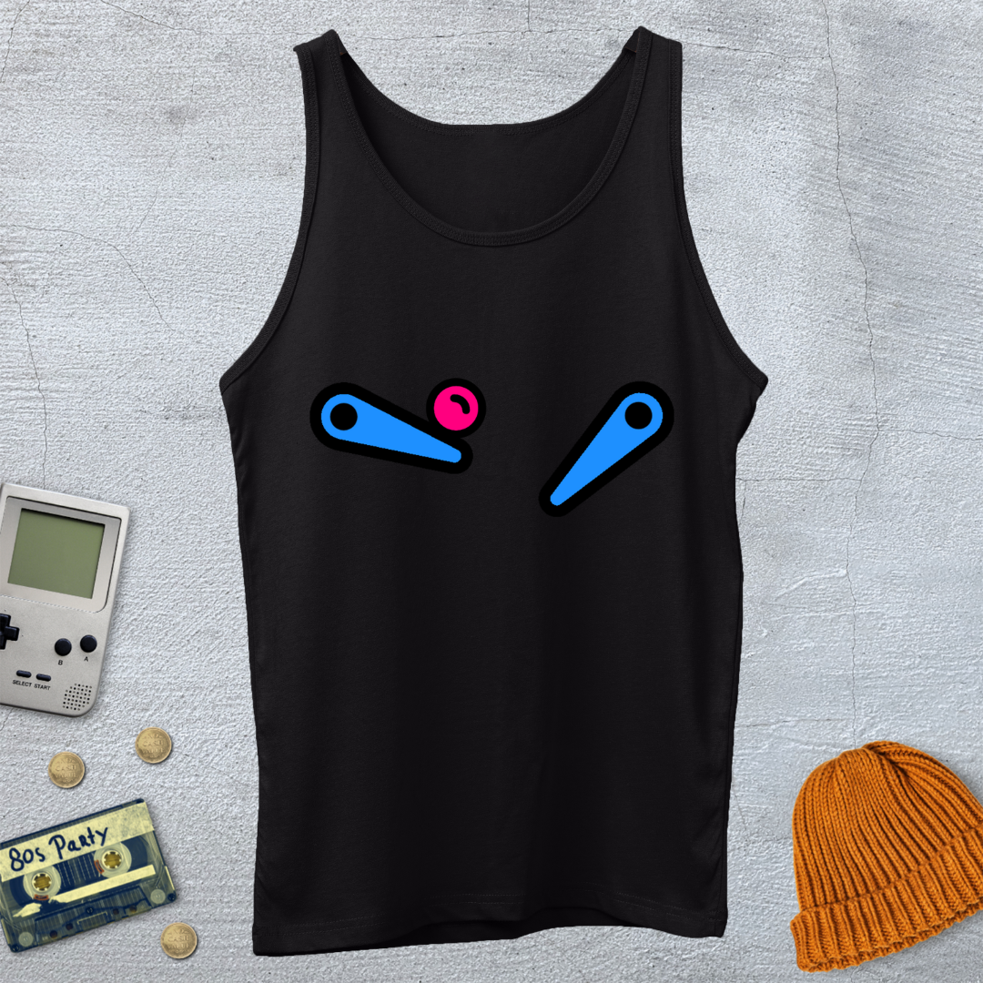 Printify Tank Top XS / Black pinball - Tank Top