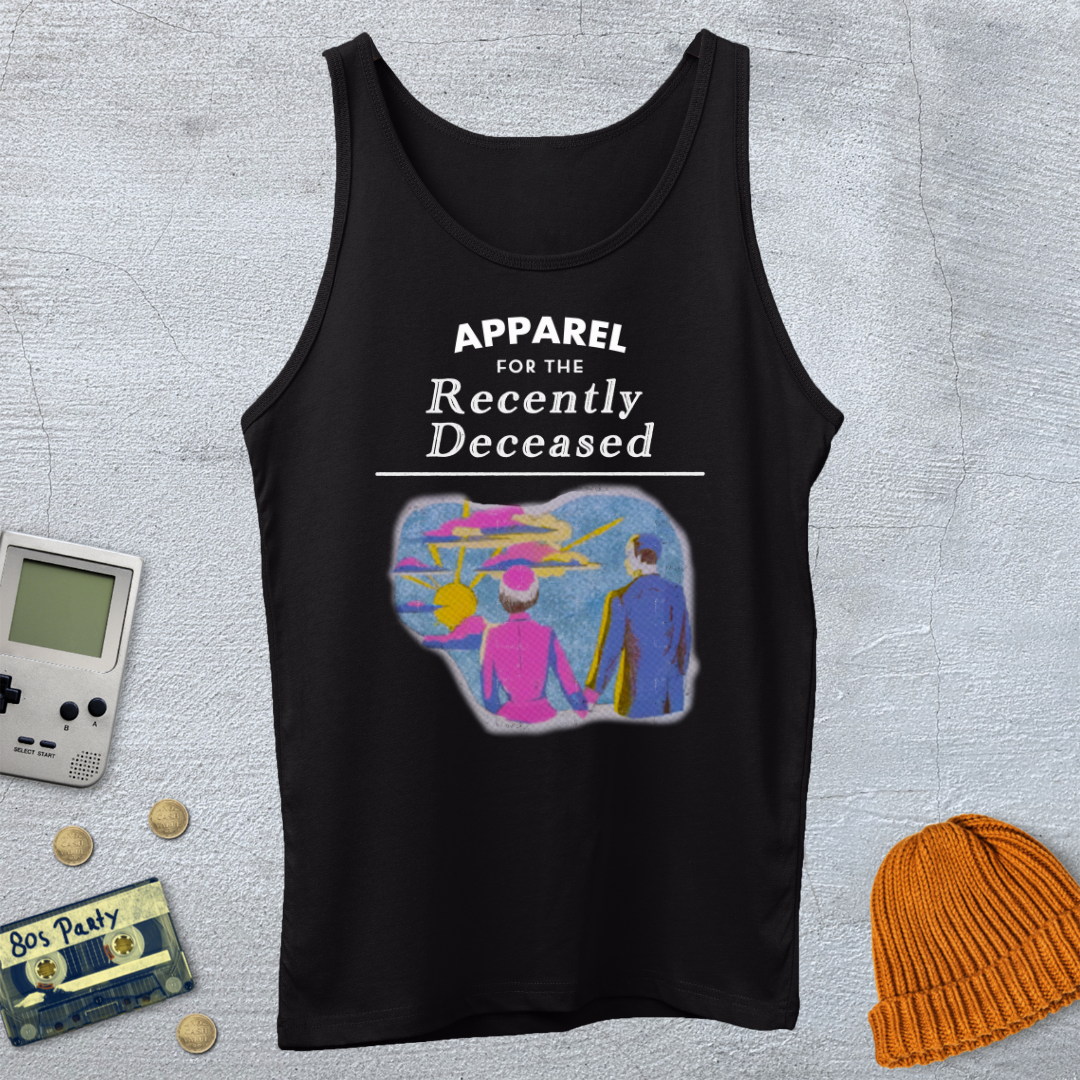 Printify Tank Top XS / Black Recently Deceased - Tank Top