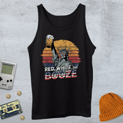 Printify Tank Top XS / Black Red White Booze - Tank Top